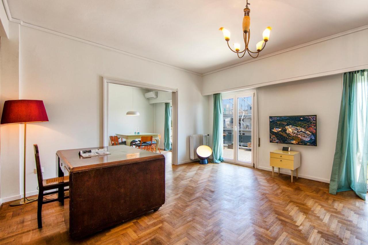 Amazing Penthouse In Athens City Center Exterior foto